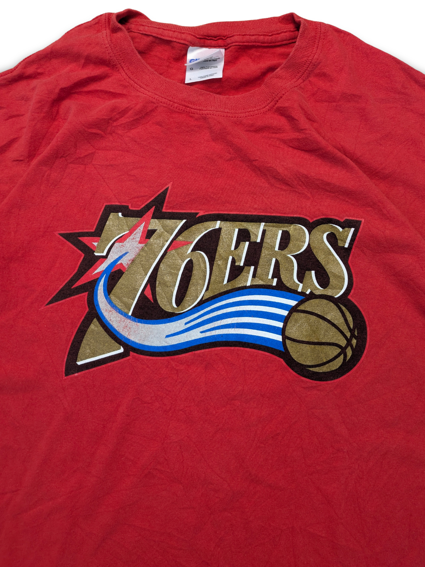 NBA Philadelphia 76ers T-Shirt Rot Large