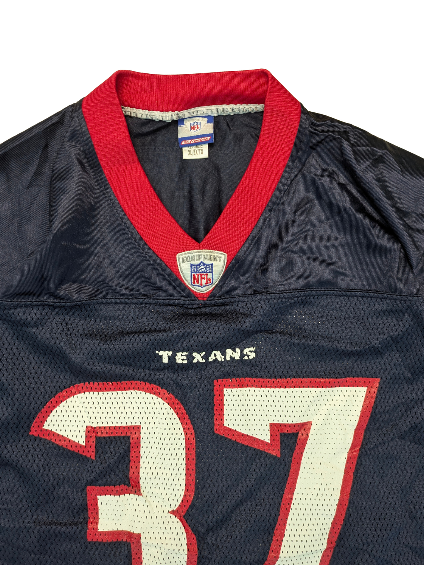 Reebok NFL Houston Texans Jersey 2003–2004 Größe XL Navy Davis 37