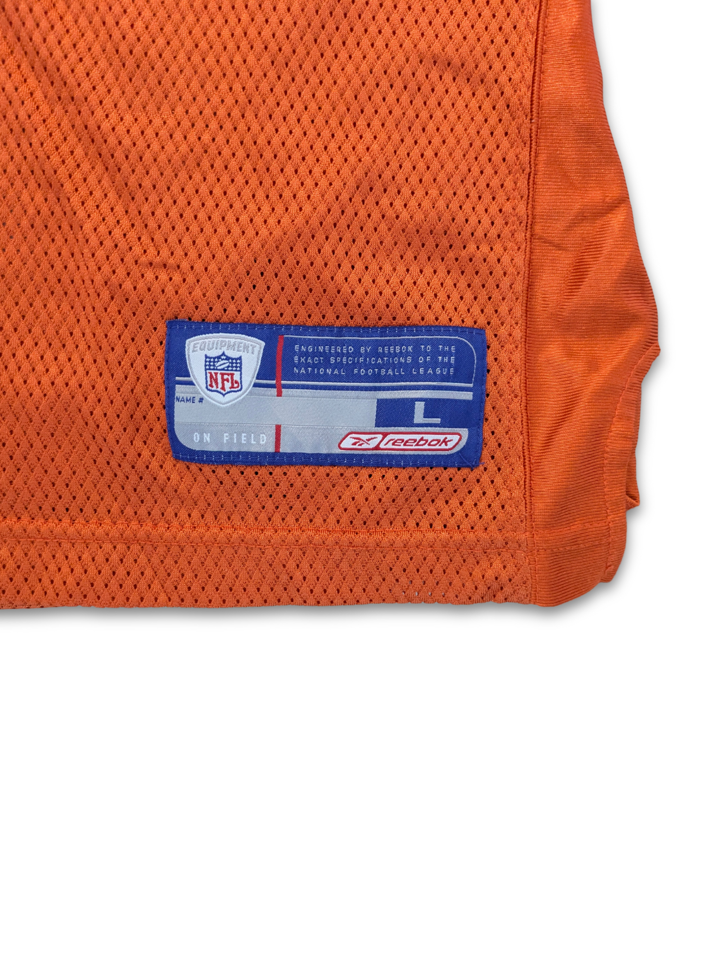 Reebok NFL Cleveland Browns Jersey 2002 2004 Größe L Orange Northcutt 86