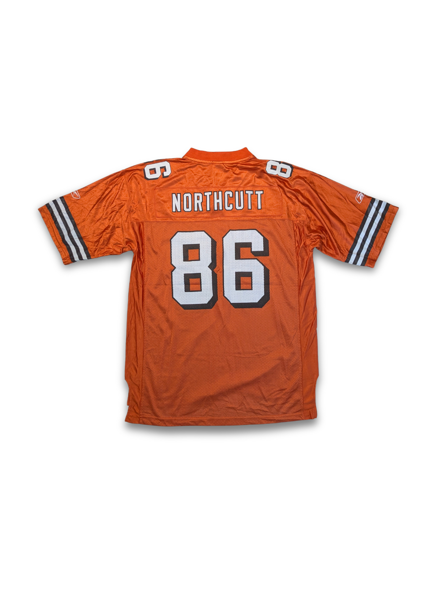 Reebok NFL Cleveland Browns Jersey 2002 2004 Größe L Orange Northcutt 86