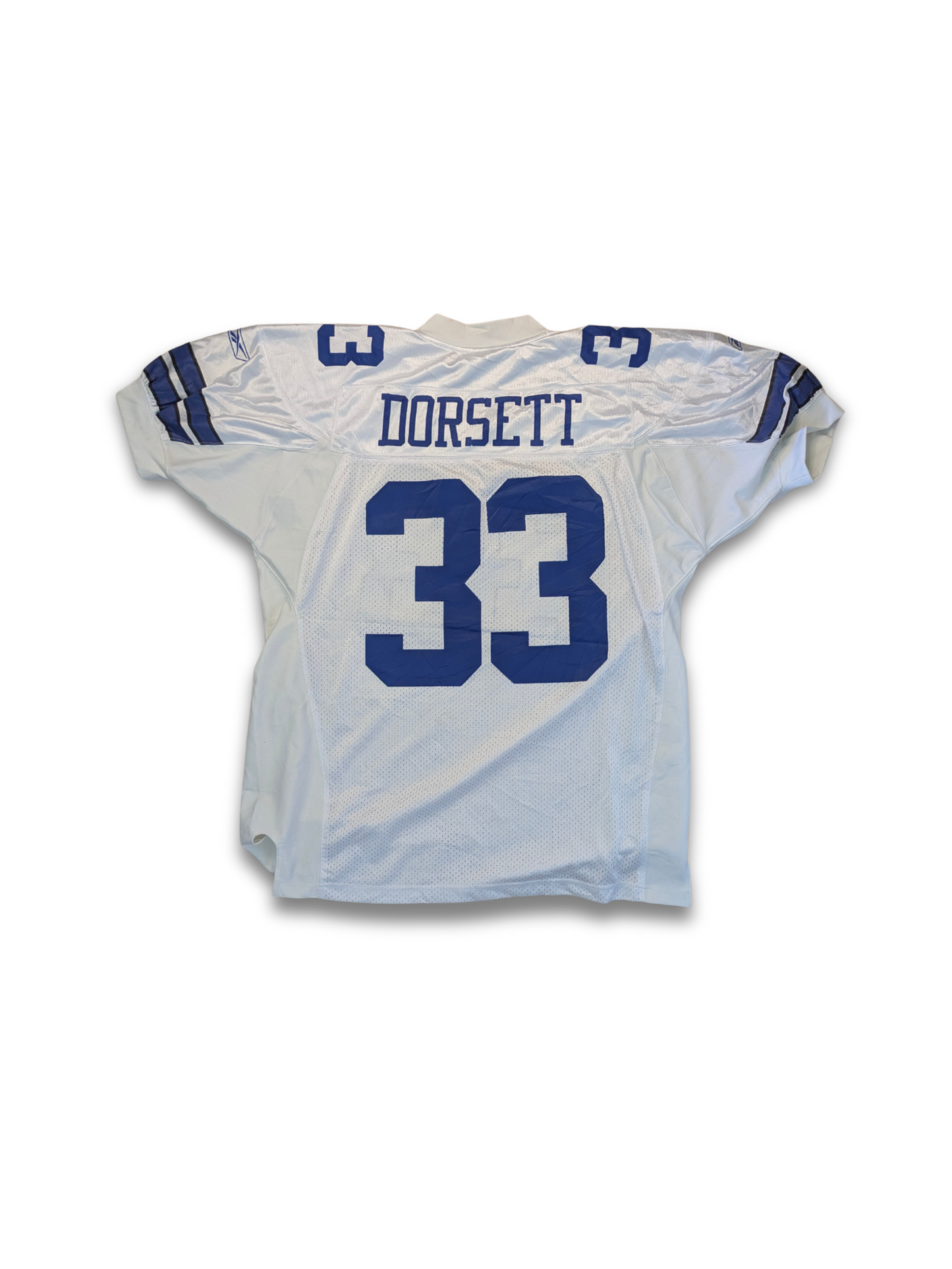 Reebok NFL Dallas Cowboys Jersey 2000er Größe 50 fits L-XL Weiß Dorsett 33