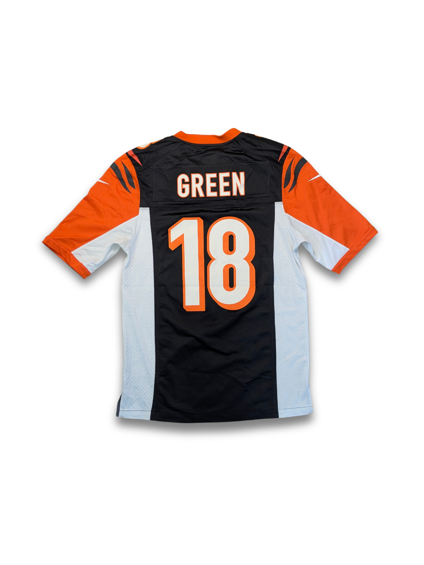 Nike NFL Cincinnati Bengals Jersey 2010er Größe S Schwarz Green 18