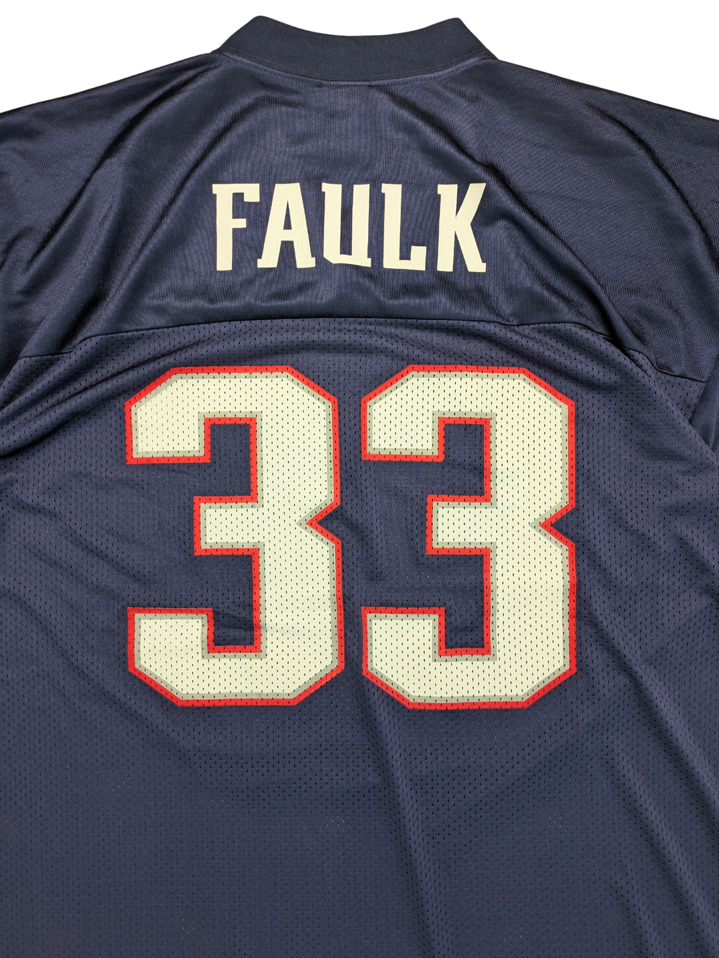 NFL Players New England Patriots Jersey Faulk 33 Navy L 2000er