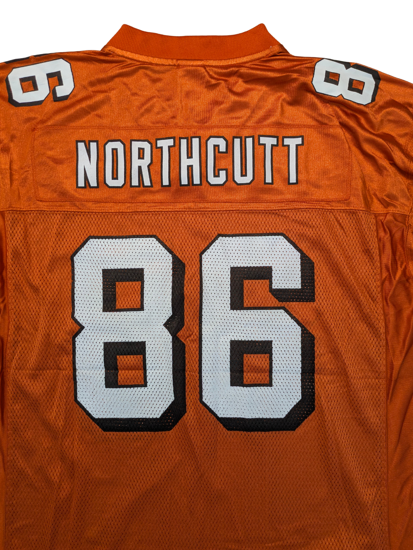 Reebok NFL Cleveland Browns Jersey 2002 2004 Größe L Orange Northcutt 86