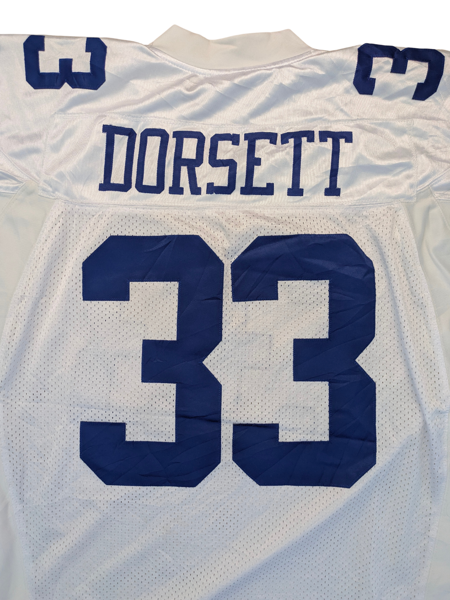 Reebok NFL Dallas Cowboys Jersey 2000er Größe 50 fits L-XL Weiß Dorsett 33
