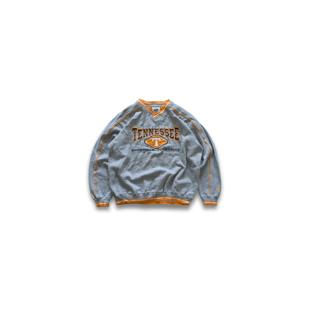College Lee Tennessee Volunteers Sweater Grau Gelb Large