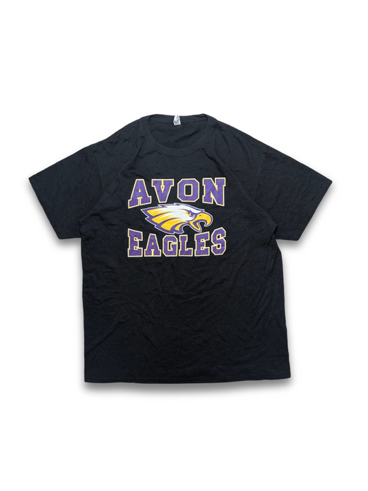 College Avon Eagles High School Team T-Shirt schwarz Large