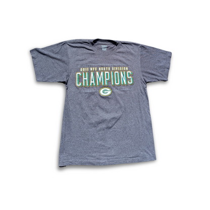 Graues Reebok NFL Green Bay Packers 2011 NFC Champions T-Shirt Medium