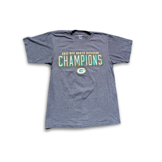 Graues Reebok NFL Green Bay Packers 2011 NFC Champions T-Shirt Medium