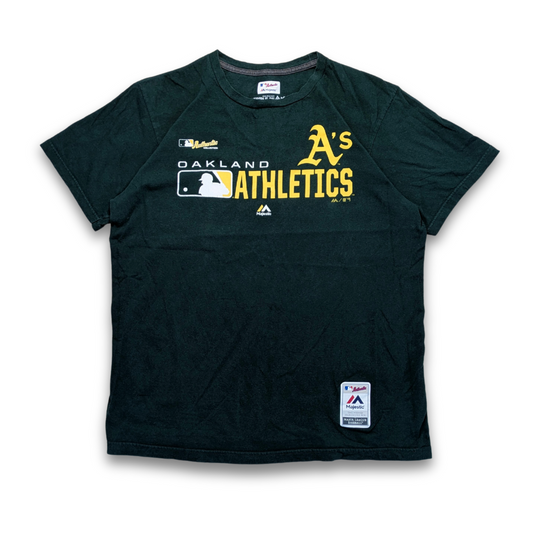 MLB Oakland Athletics T-Shirt Grün Large