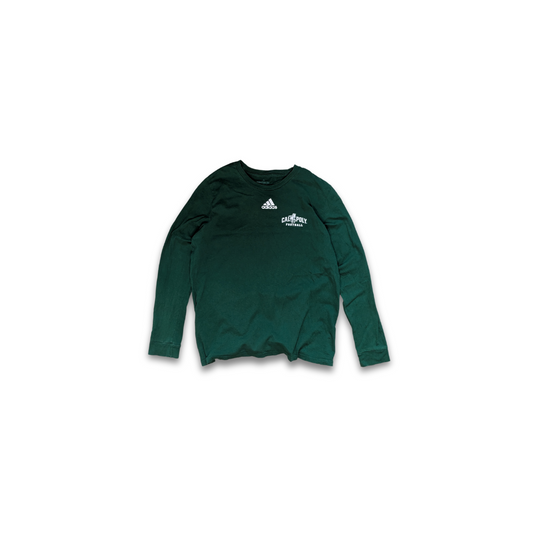 College Adidas Cal Poly Football Longsleeve Grün Large