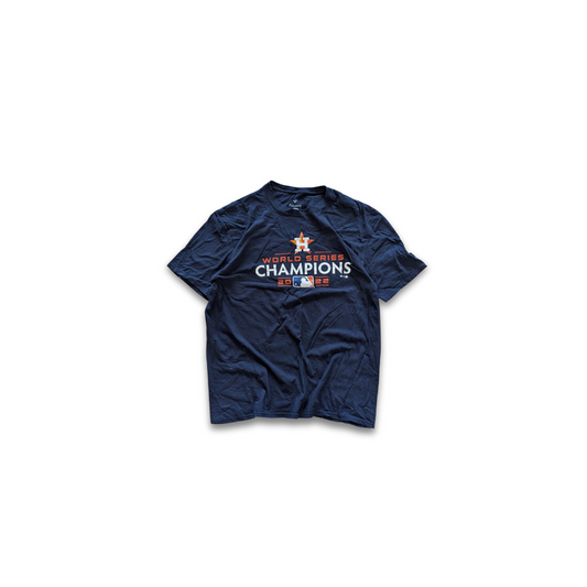 MLB Houston Astros World Series Champions 2022 T-Shirt Navy X-Large