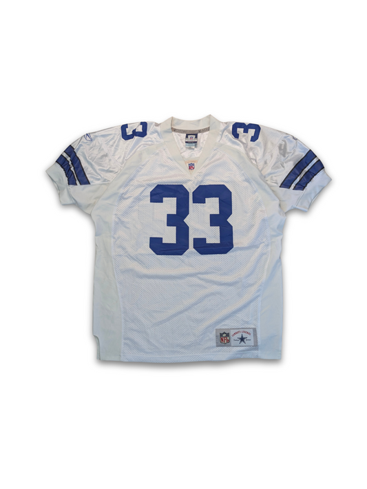 Reebok NFL Dallas Cowboys Jersey 2000er Größe 50 fits L-XL Weiß Dorsett 33