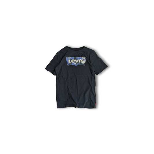 Basic Levis T-Shirt Navy Damen Small (Kinder Large)