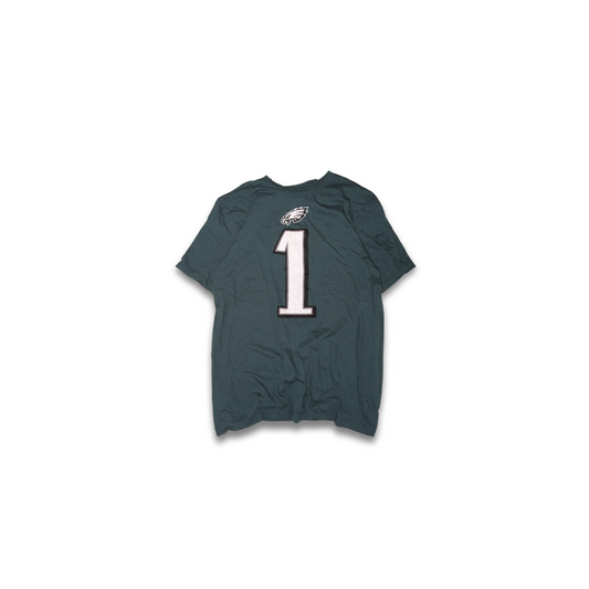 NFL Nike Philadelphia Eagles Jalen Hurts No.1 Backprint T-Shirt grün X-Large