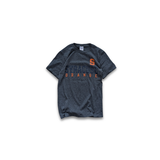 College Syracuse Orange T-Shirt Dunkelgrau Orange Small