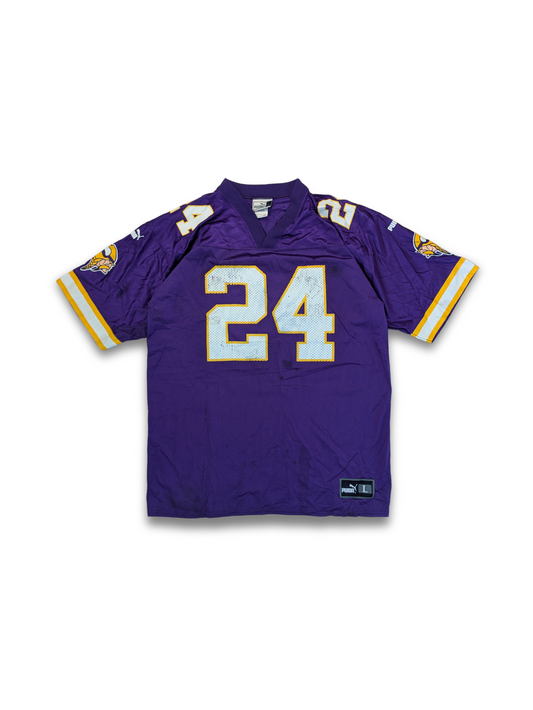 NFL Minnesota Vikings Jersey Nr. 24 Griffith Lila L fits XL 1990er Puma