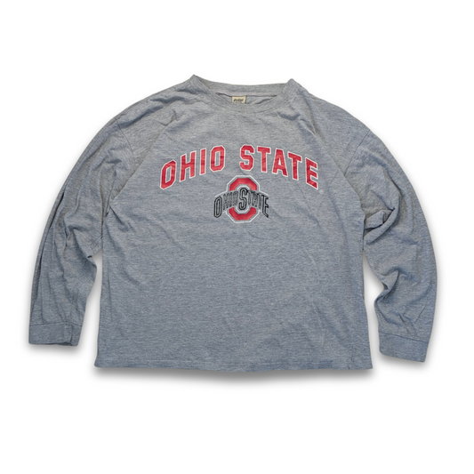 College Ohio State Longsleeve Grau X-Large