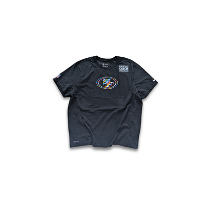NFL Nike San Francisco 49ers Dri-Fit T-Shirt Schwarz XX-Large