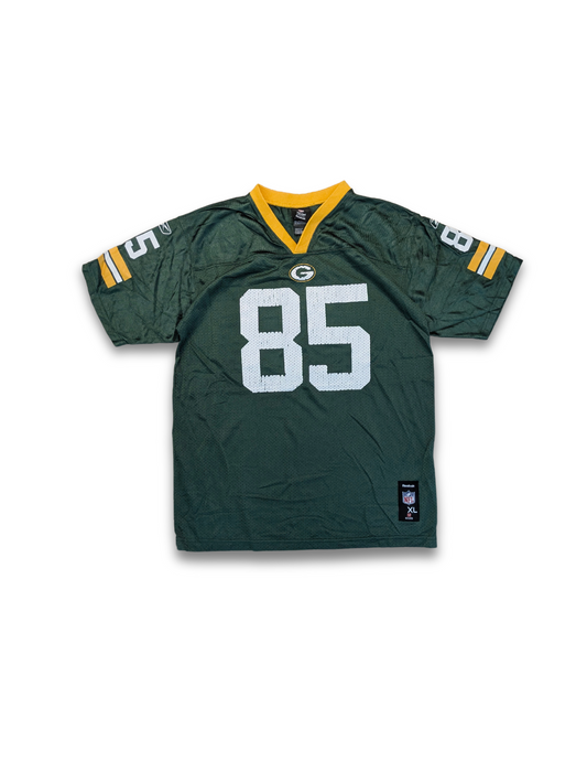 Reebok NFL Green Bay Packers Jersey Grün Kids XL (fits S) Jennings 85