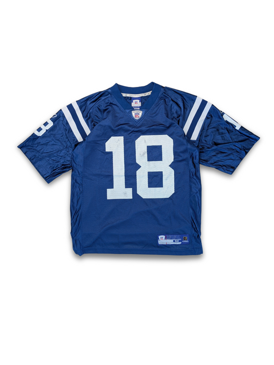Reebok NFL Indianapolis Colts Jersey 2006 Größe M Blau Manning 18