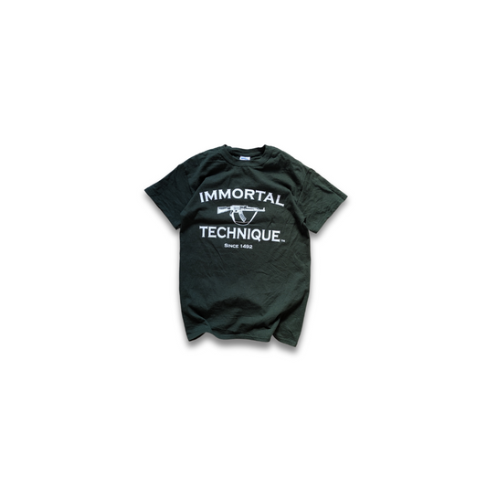 Basic Guerilla Republik T-Shirt Olivgrün Small