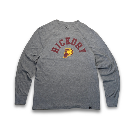 NBA Indiana Pacers Hickory Collection Longsleeve Grey Large