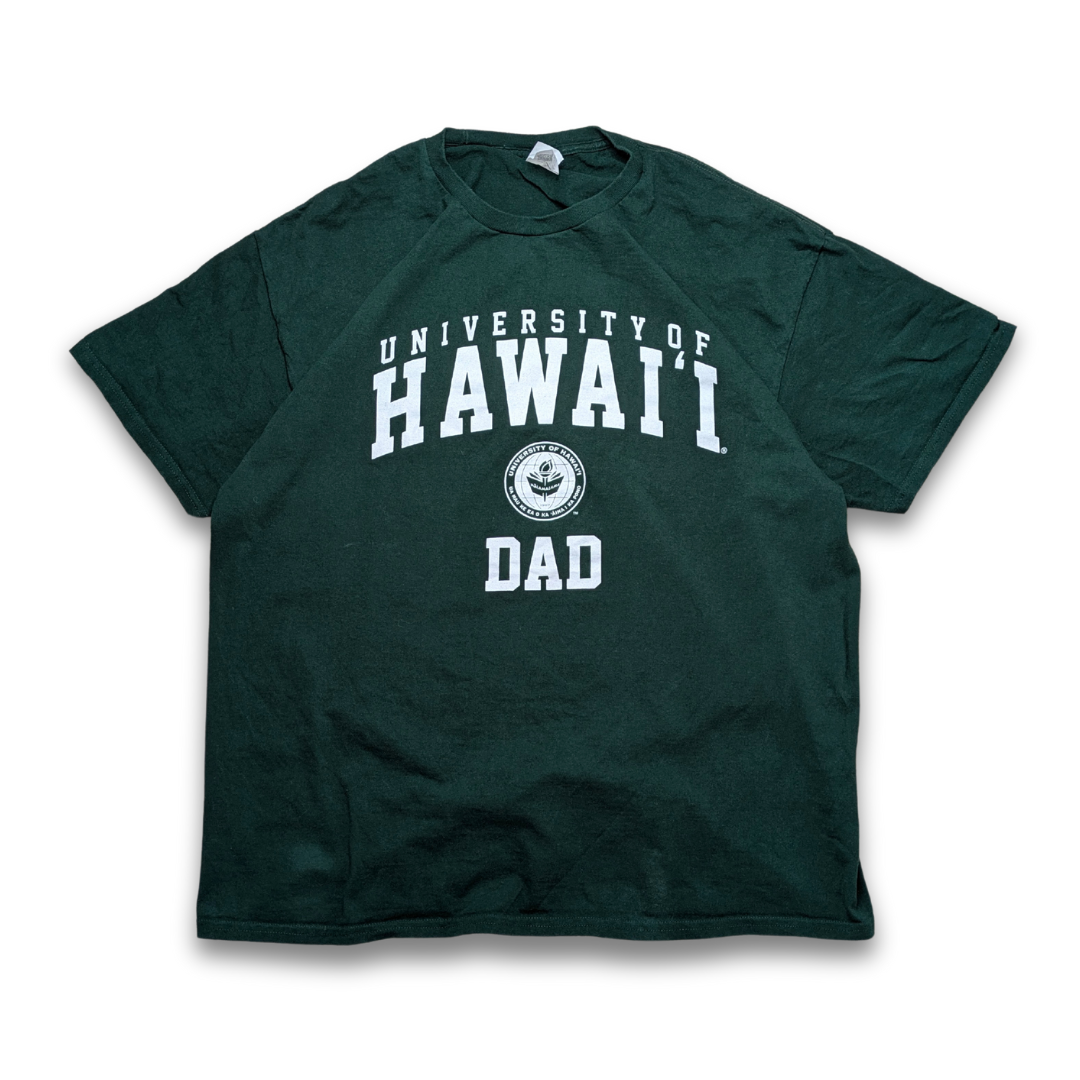 College University of Hawaii T-Shirt Dunkelgrün X-Large