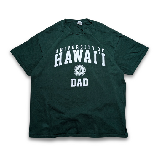 College University of Hawaii T-Shirt Dunkelgrün X-Large