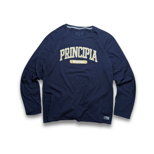College Russell Principia Soccer Longsleeve Navy X-Large (fits L)