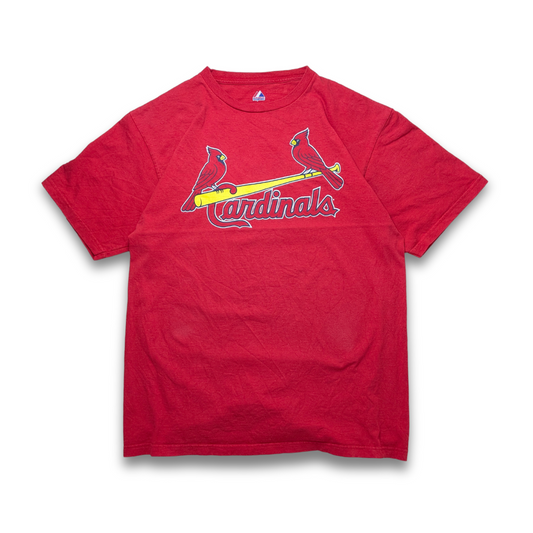 MLB St. Louis Cardinals T-Shirt Lugo 27 Rot Backprint Large / X-Large