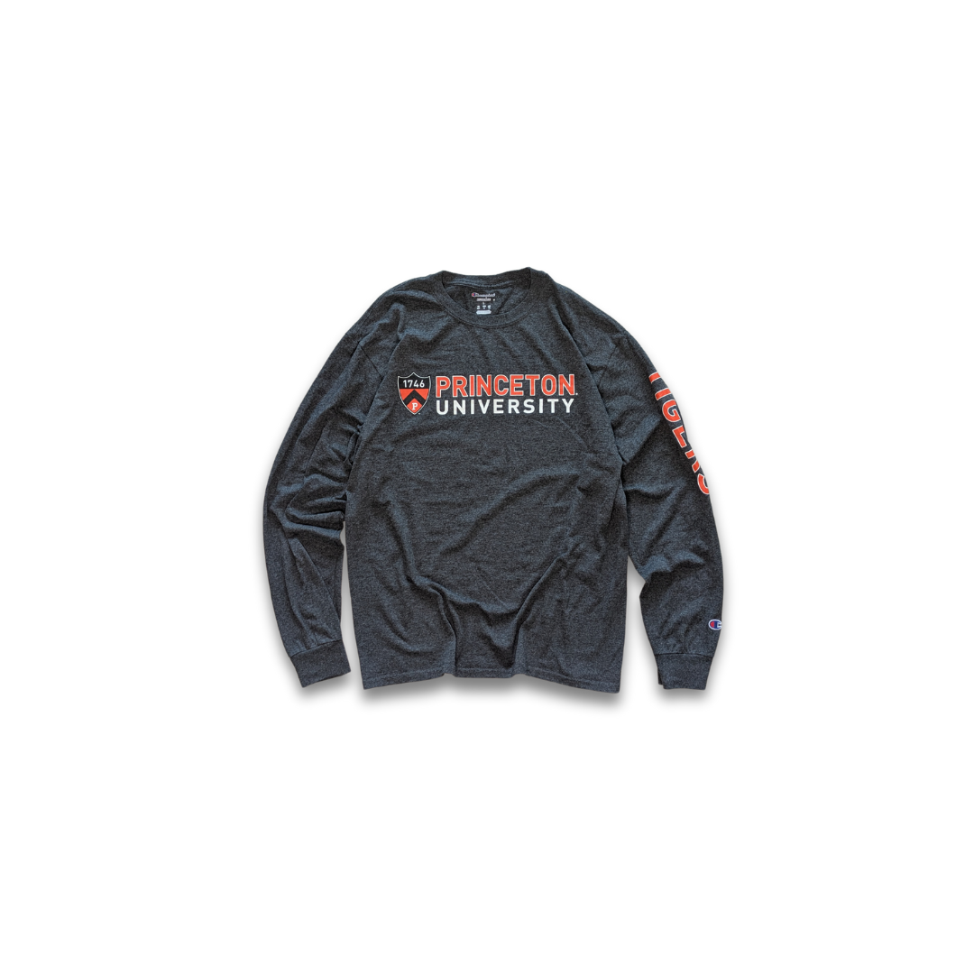 Champion Princeton University Longsleeve Dunkelgrau Large