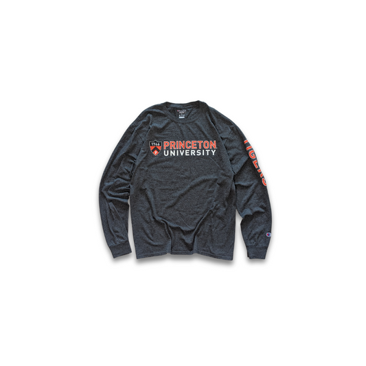 Champion Princeton University Longsleeve Dunkelgrau Large