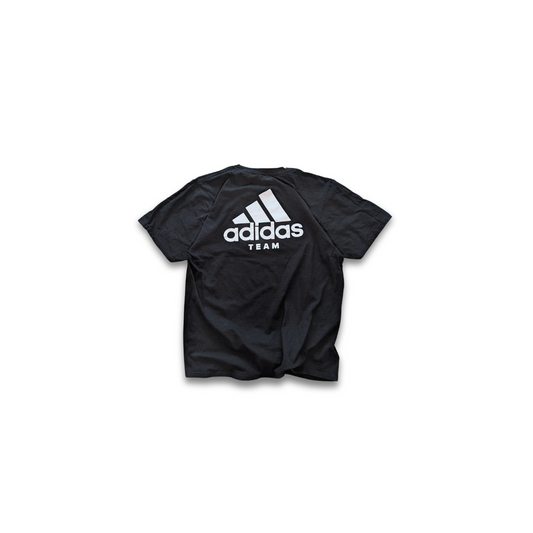 Adidas T-Shirt Schwarz Logo Backprint Large