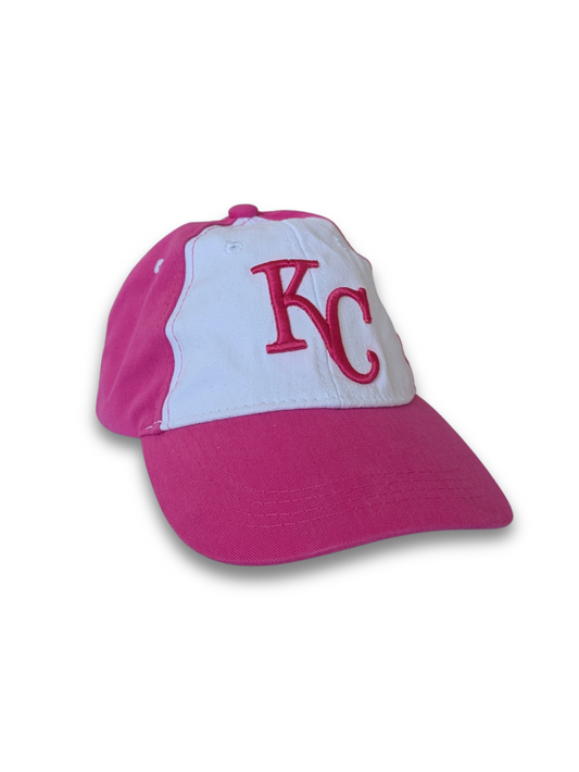 MLB Kansas City Royals Cap Weiß Pink
