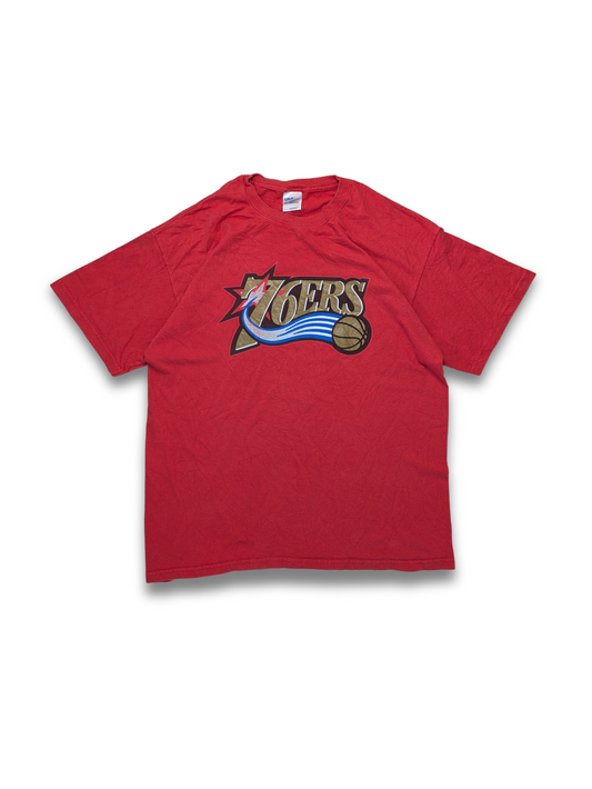 NBA Philadelphia 76ers T-Shirt Rot Large