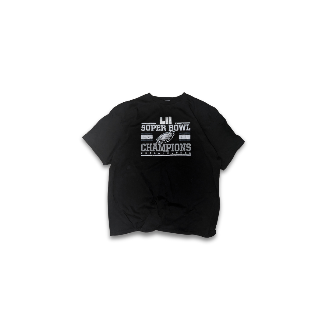 NFL Philadelphia Eagles Super Bowl Champions T-Shirt Schwarz 2X-Large