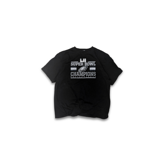 NFL Philadelphia Eagles Super Bowl Champions T-Shirt Schwarz 2X-Large