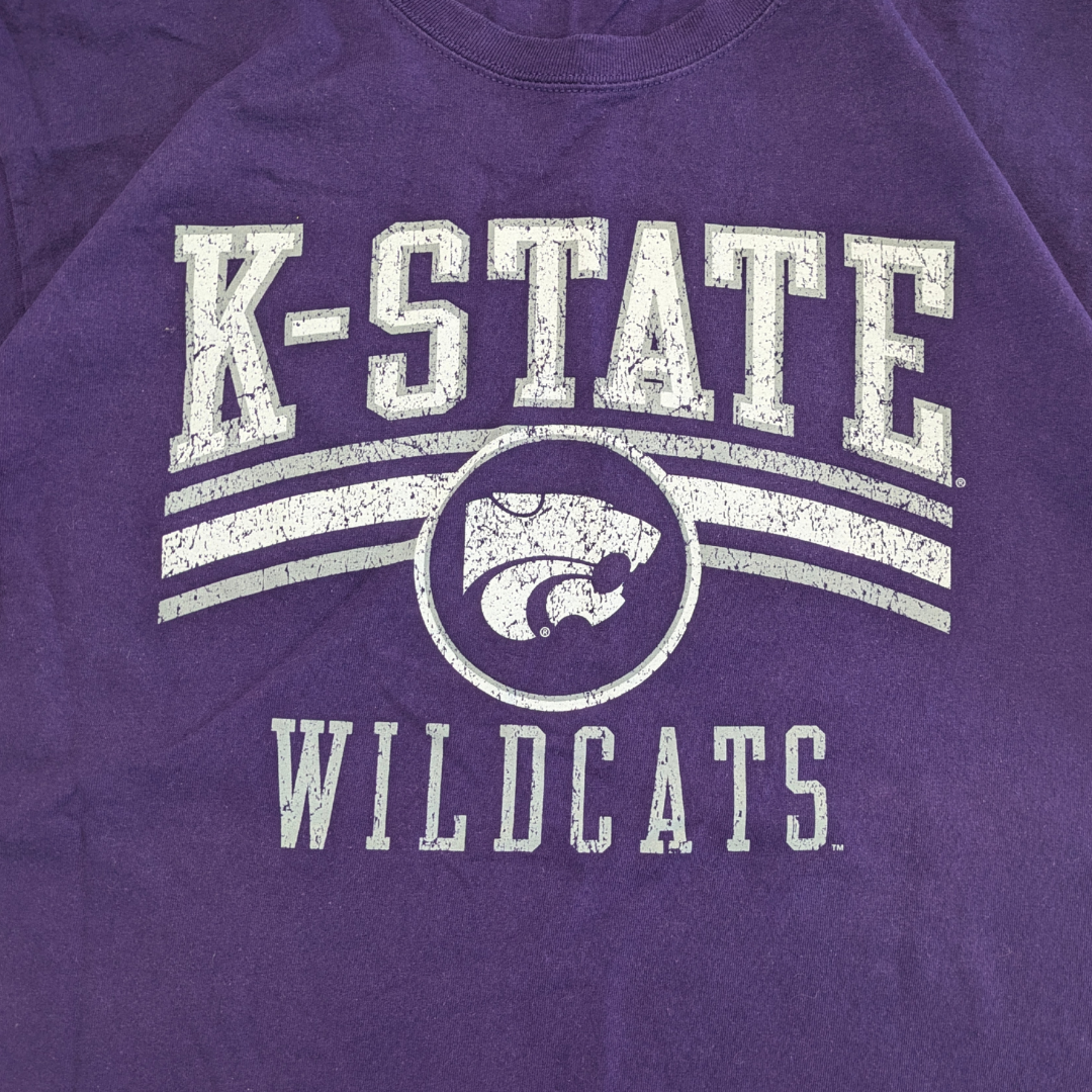 College K-State Wildcats T-Shirt Lila Large