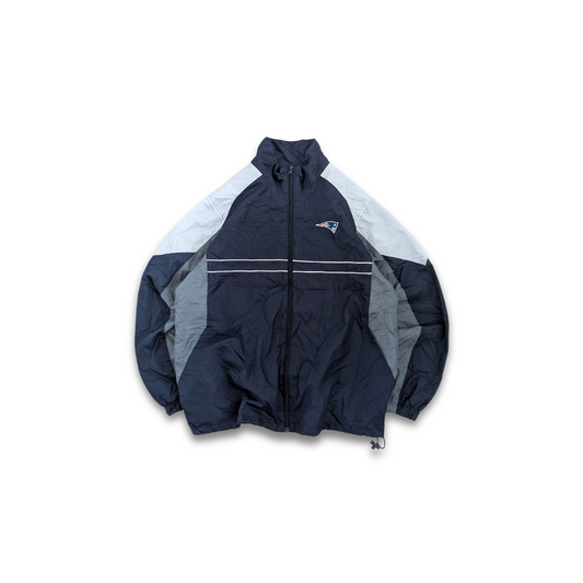 NFL New England Patriots Windbreaker Navy Weiß Large