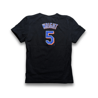 MLB New York Mets 2008 T-Shirt David Wright 5 Frauen Schwarz Large
