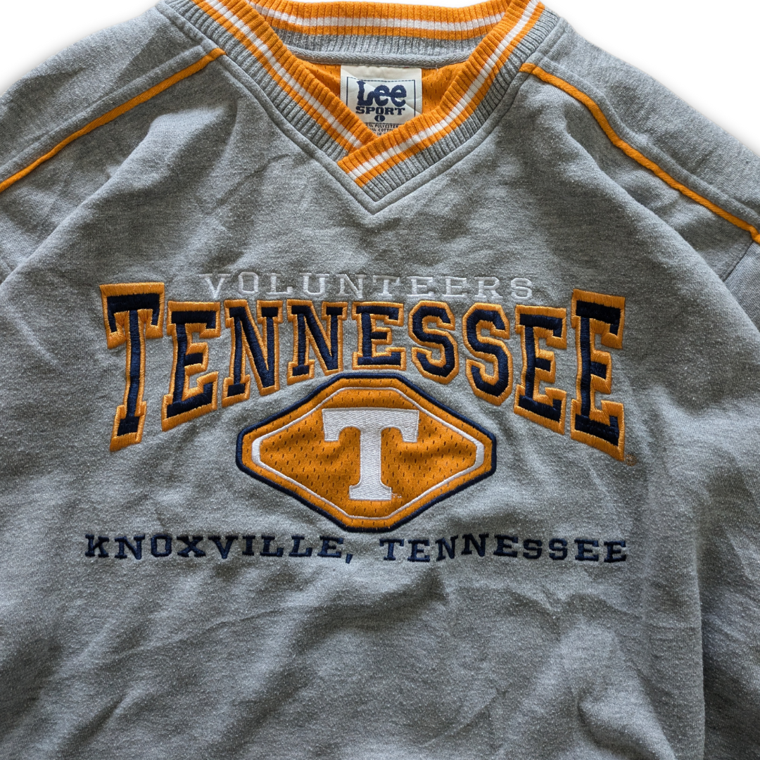College Lee Tennessee Volunteers Sweater Grau Gelb Large