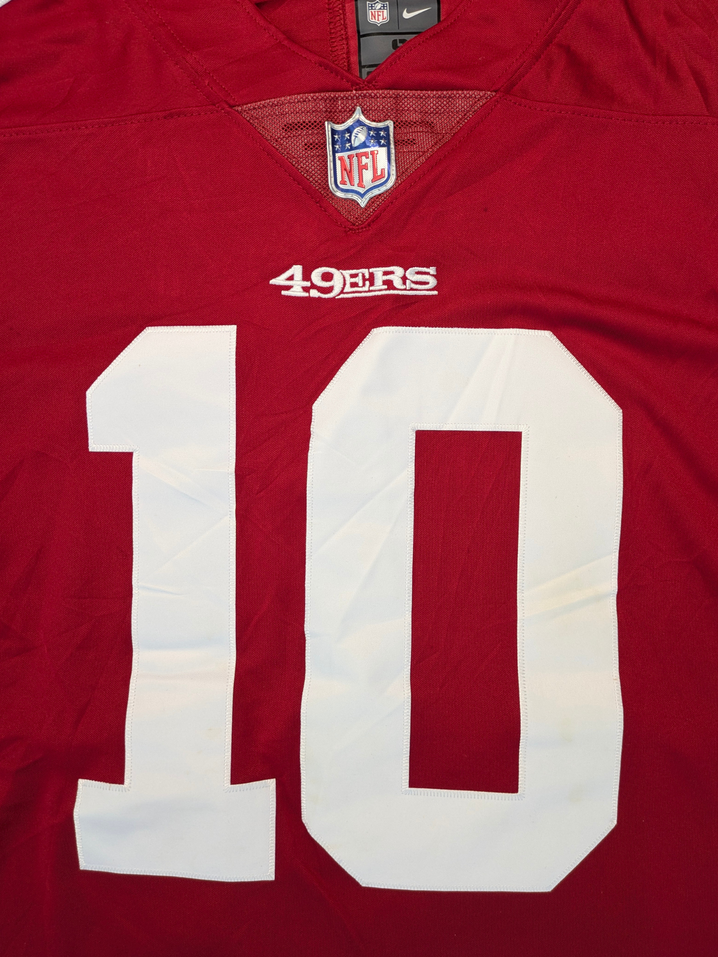 NFL San Francisco 49ers Jersey Nr. 10 Rot S 2010er Nike Garoppolo