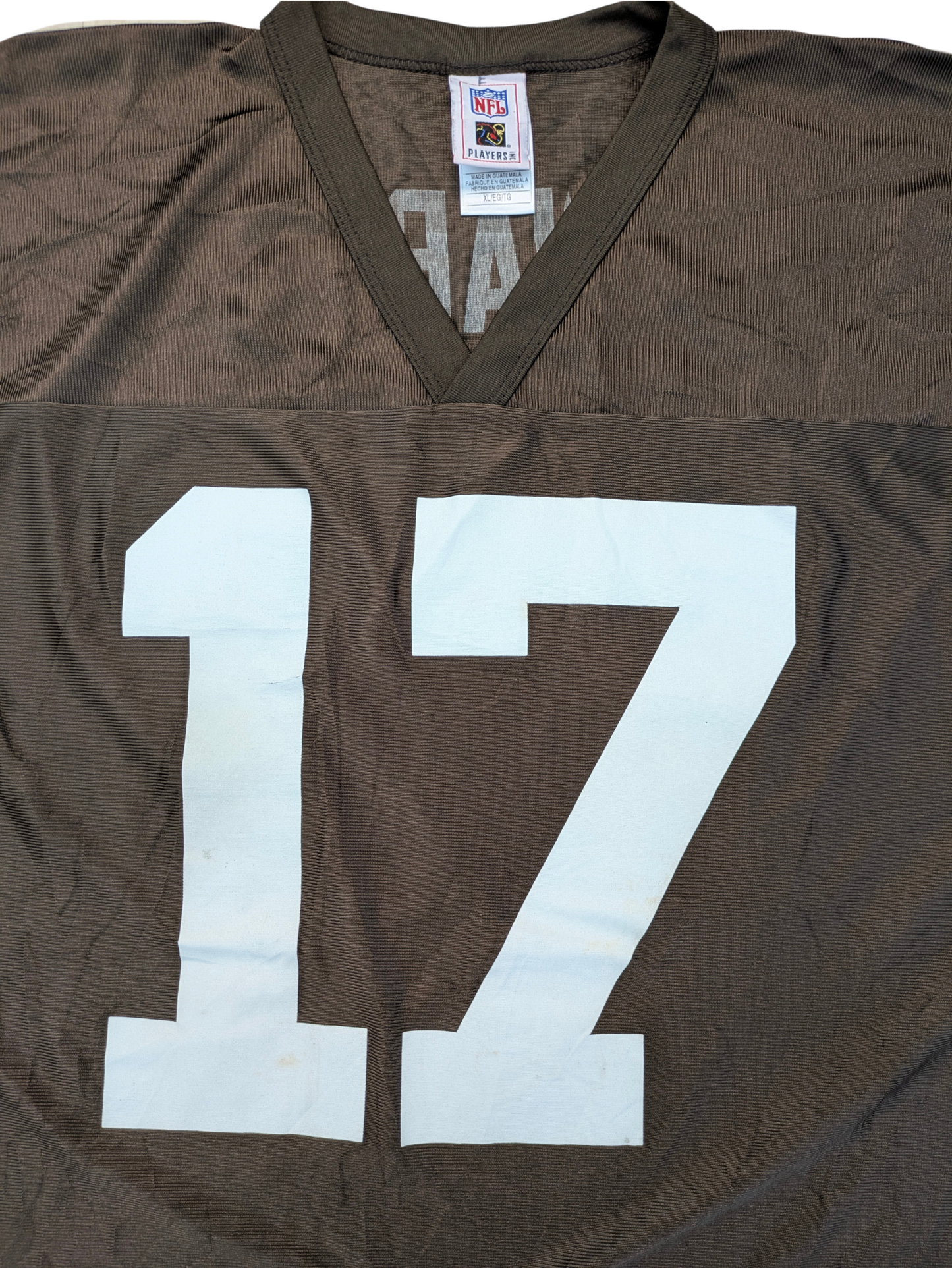 Reebok 2007 NFL Football Jersey Cleveland Browns Edwards 17 Braun XL