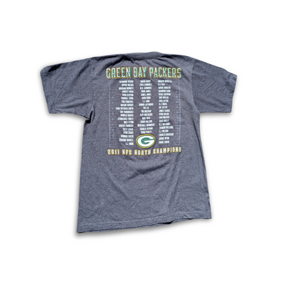 Graues Reebok NFL Green Bay Packers 2011 NFC Champions T-Shirt Medium