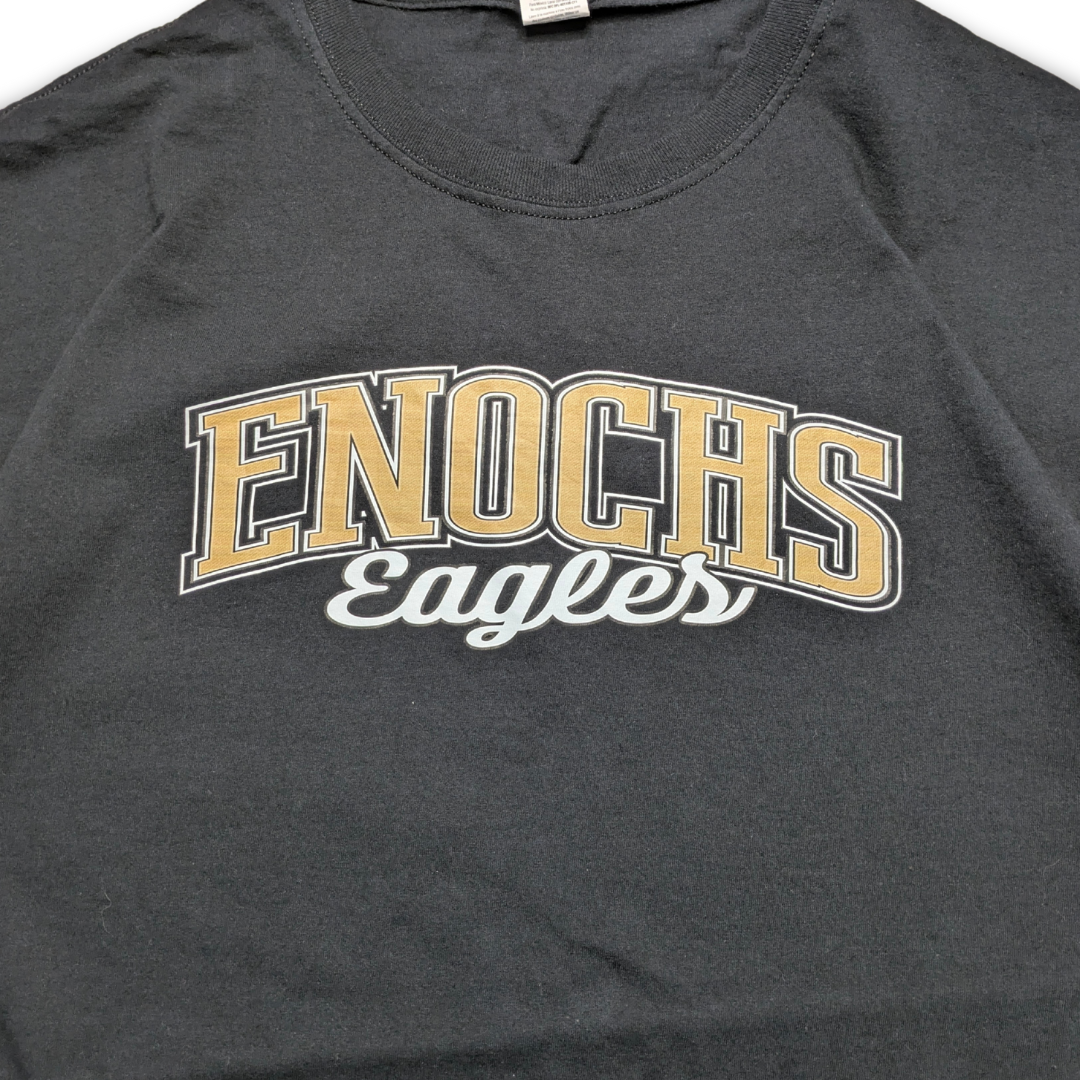 College Enochs Eagles T-Shirt Schwarz Large
