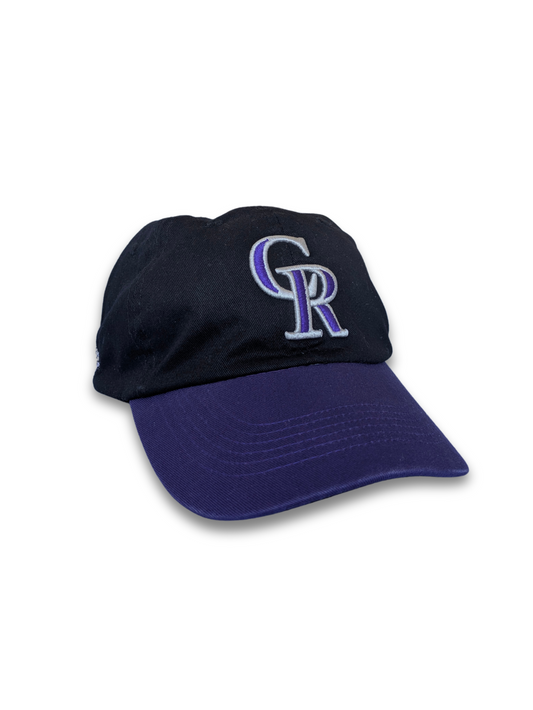MLB Colorado Rockies Cap Schwarz Lila
