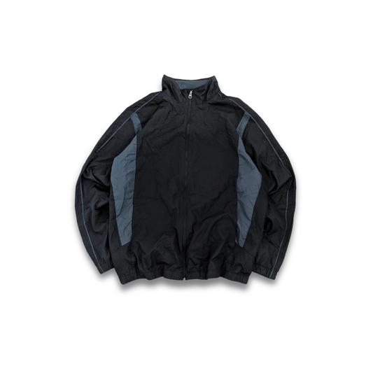 Basic Starter Windbreaker Schwarz Grau Large