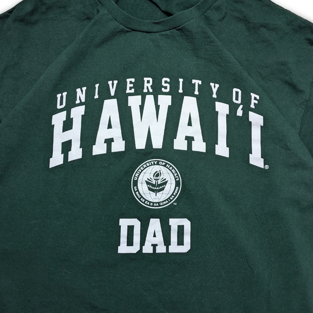 College University of Hawaii T-Shirt Dunkelgrün X-Large