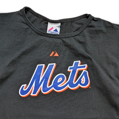 MLB New York Mets 2008 T-Shirt David Wright 5 Frauen Schwarz Large